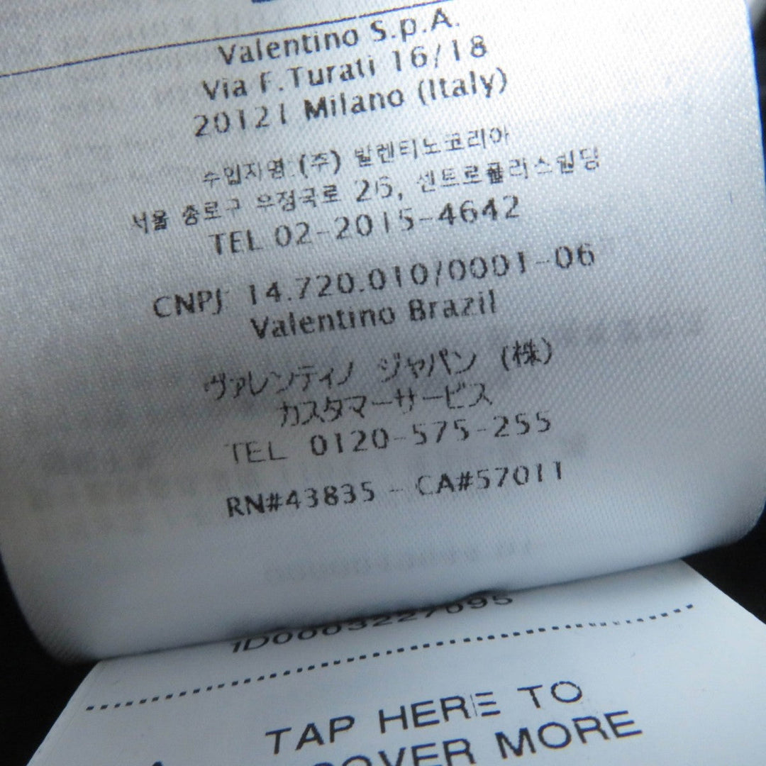 VALENTINO dress Main: 100% silk, Lining: 91% rayon, Lining: 9% polyurethane black Women 36 Used Authentic