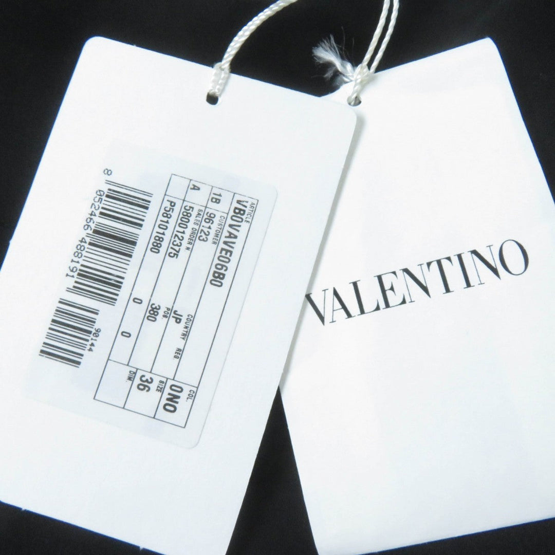 VALENTINO dress Main: 100% silk, Lining: 91% rayon, Lining: 9% polyurethane black Women 36 Used Authentic