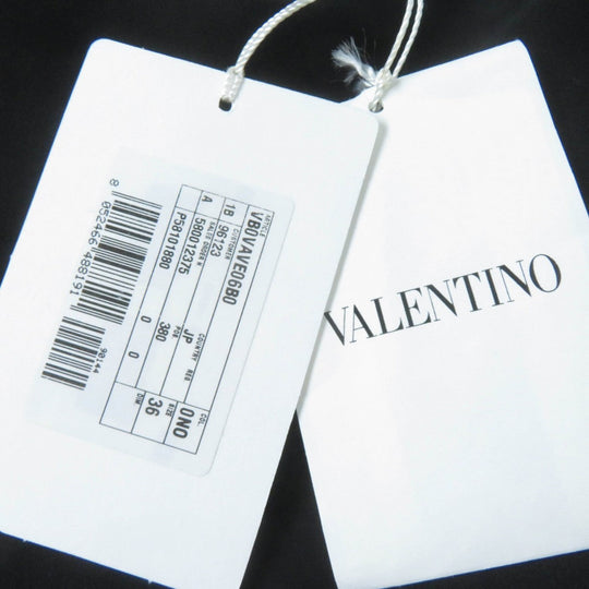 VALENTINO dress Main: 100% silk, Lining: 91% rayon, Lining: 9% polyurethane black Women 36 Used Authentic