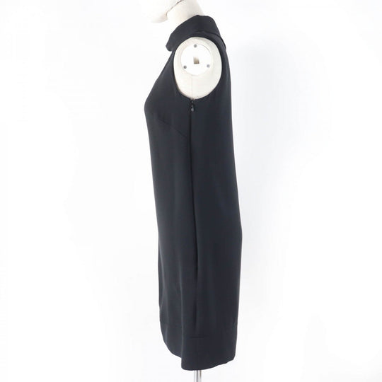 VALENTINO dress Main: 100% silk, Lining: 91% rayon, Lining: 9% polyurethane black Women 36 Used Authentic