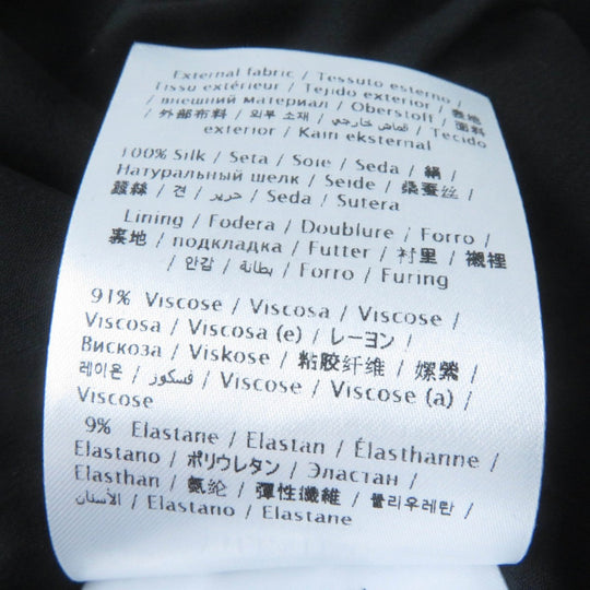 VALENTINO dress Main: 100% silk, Lining: 91% rayon, Lining: 9% polyurethane black Women 36 Used Authentic