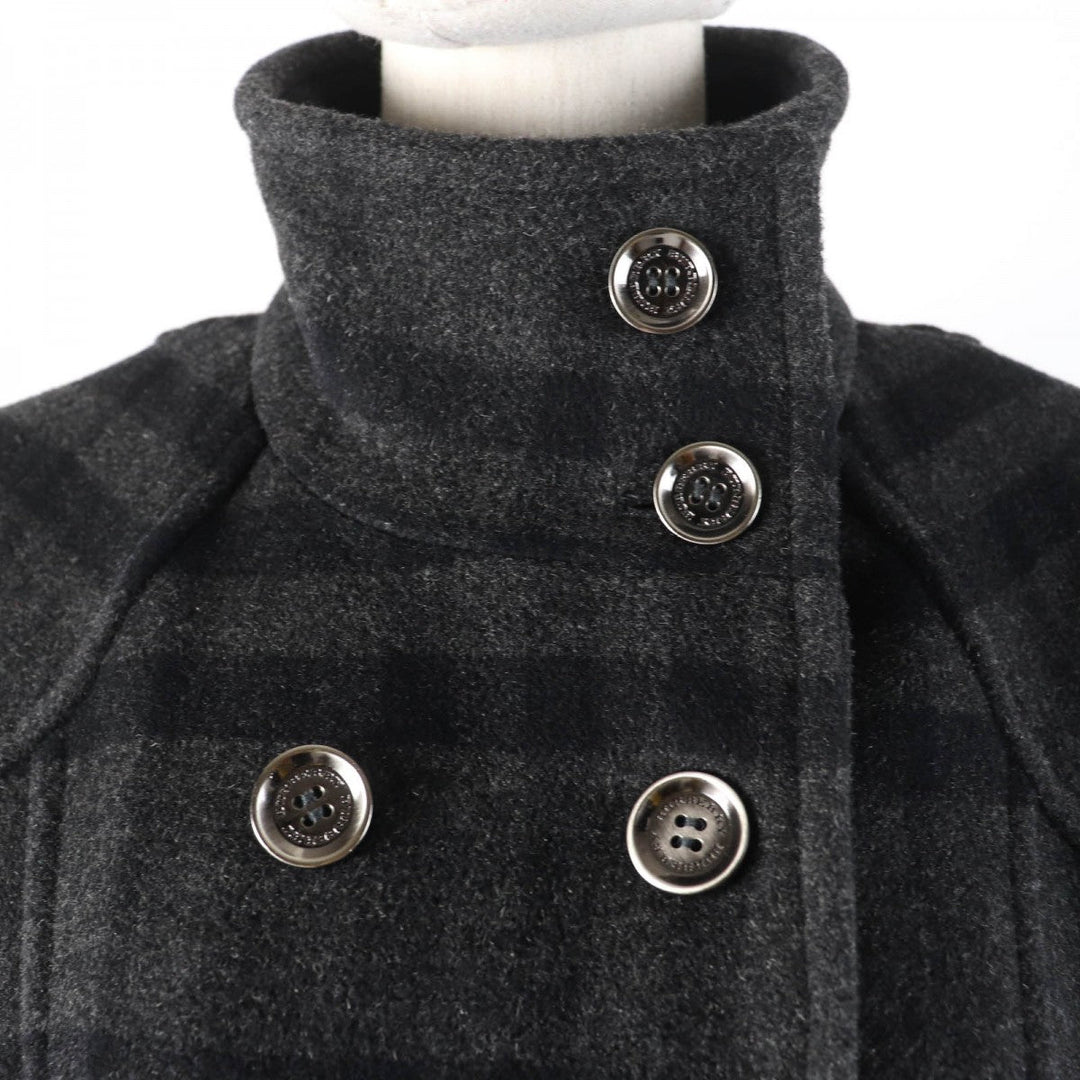 BURBERRY LONDON Chester coat Main: 90% wool, Main: 8% cashmere, Main: 2% other, Lining: 100% cupra Dark gray Women 40 Used Authentic