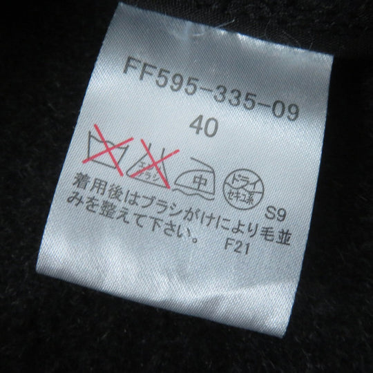 BURBERRY LONDON Chester coat Main: 90% wool, Main: 8% cashmere, Main: 2% other, Lining: 100% cupra Dark gray Women 40 Used Authentic