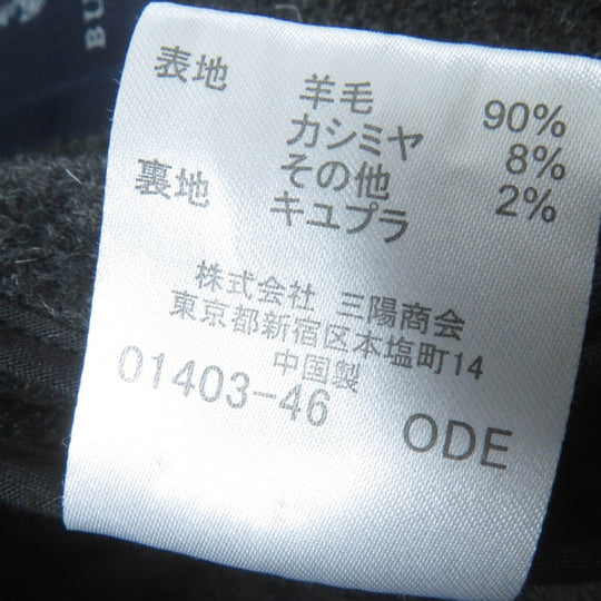 BURBERRY LONDON Chester coat Main: 90% wool, Main: 8% cashmere, Main: 2% other, Lining: 100% cupra Dark gray Women 40 Used Authentic