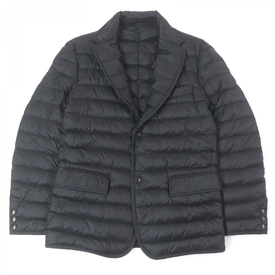 MONCLER Down jacket Main: 100% polyamide (nylon), Filling: 90% down, Filling: 10% feather black BRUN GIACCA mens 1 Used Authentic