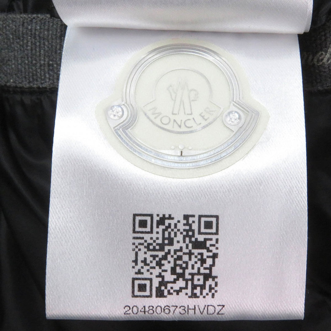 MONCLER Down jacket Main: 100% polyamide (nylon), Filling: 90% down, Filling: 10% feather black BRUN GIACCA mens 1 Used Authentic