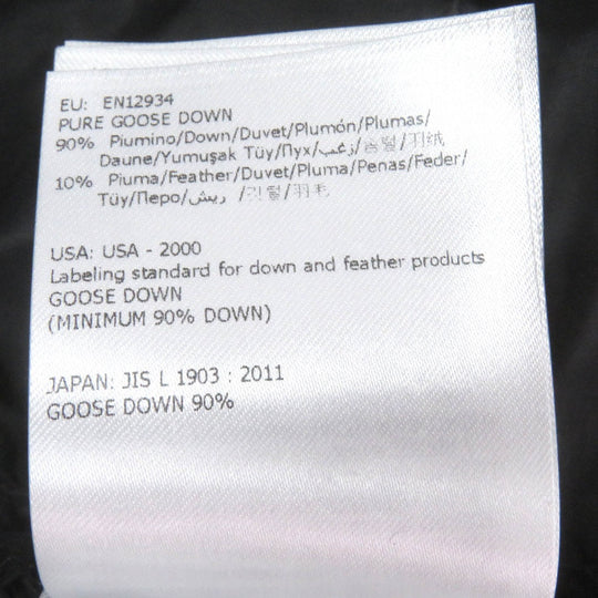 MONCLER Down jacket Main: 100% polyamide (nylon), Filling: 90% down, Filling: 10% feather black BRUN GIACCA mens 1 Used Authentic