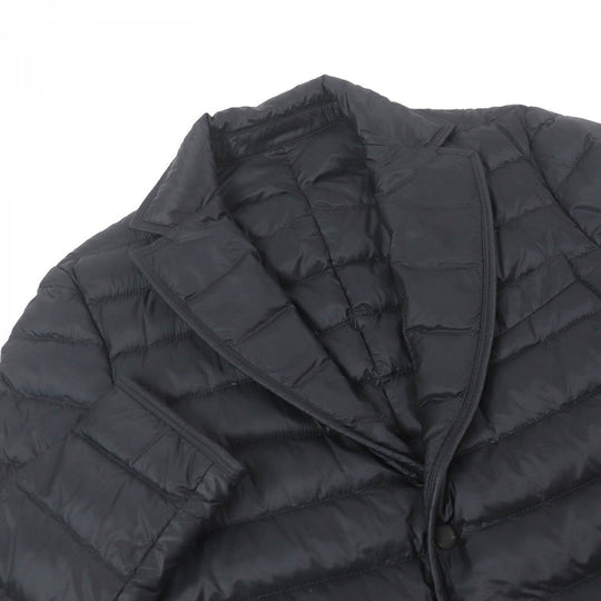 MONCLER Down jacket Main: 100% polyamide (nylon), Filling: 90% down, Filling: 10% feather black BRUN GIACCA mens 1 Used Authentic