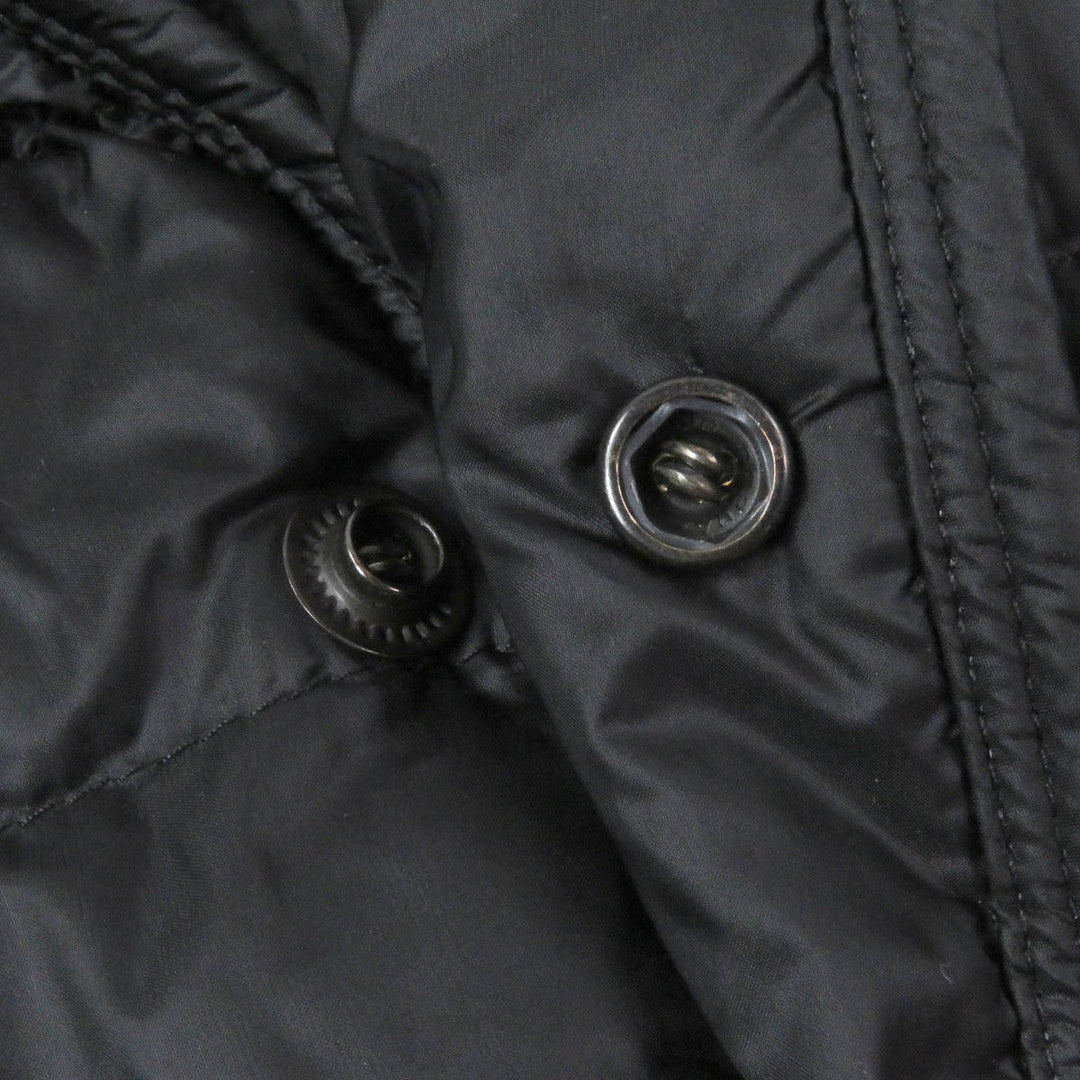 MONCLER Down jacket Main: 100% polyamide (nylon), Filling: 90% down, Filling: 10% feather black BRUN GIACCA mens 1 Used Authentic