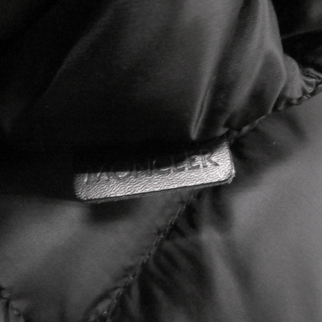 MONCLER Down jacket Main: 100% polyamide (nylon), Filling: 90% down, Filling: 10% feather black BRUN GIACCA mens 1 Used Authentic