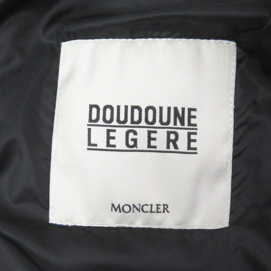 MONCLER Down jacket Main: 100% polyamide (nylon), Filling: 90% down, Filling: 10% feather black BRUN GIACCA mens 1 Used Authentic