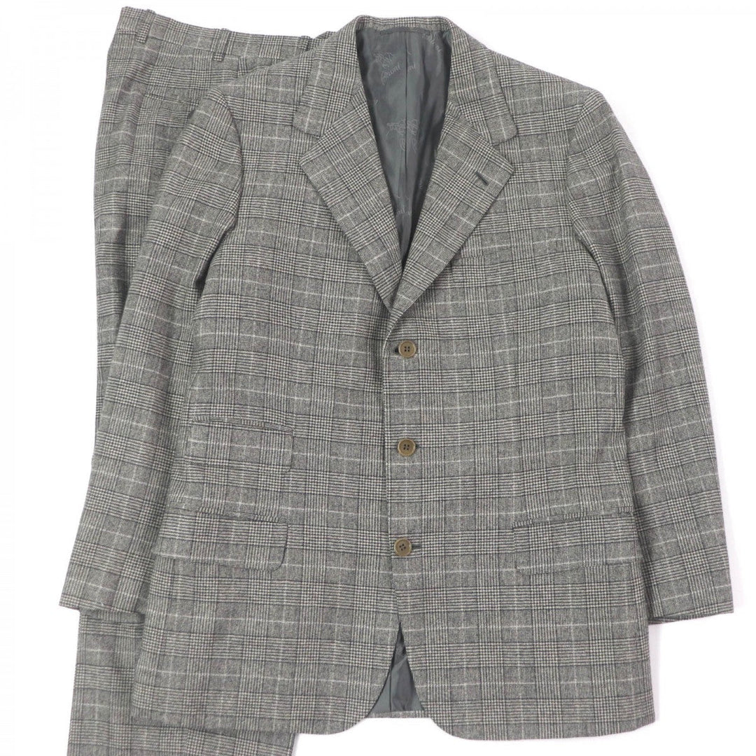 Brioni suit wool, cupra Gray mens 50 Used Authentic