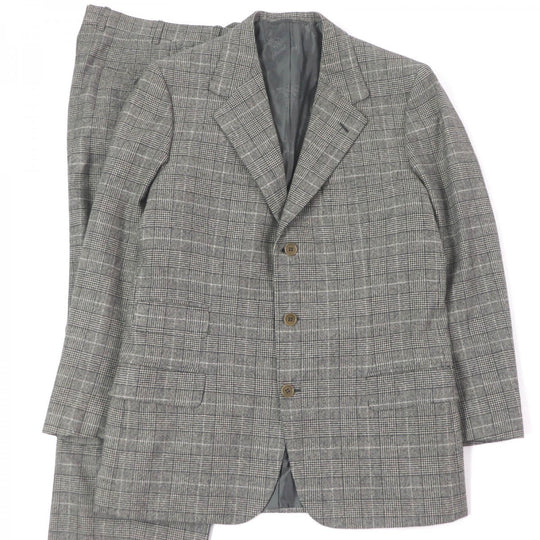 Brioni suit wool, cupra Gray mens 50 Used Authentic