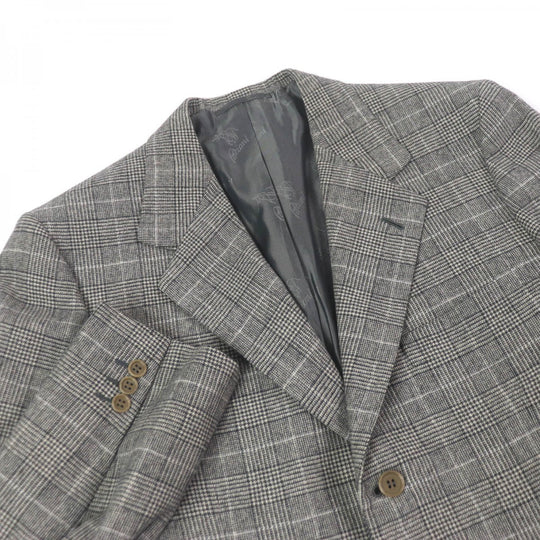 Brioni suit wool, cupra Gray mens 50 Used Authentic