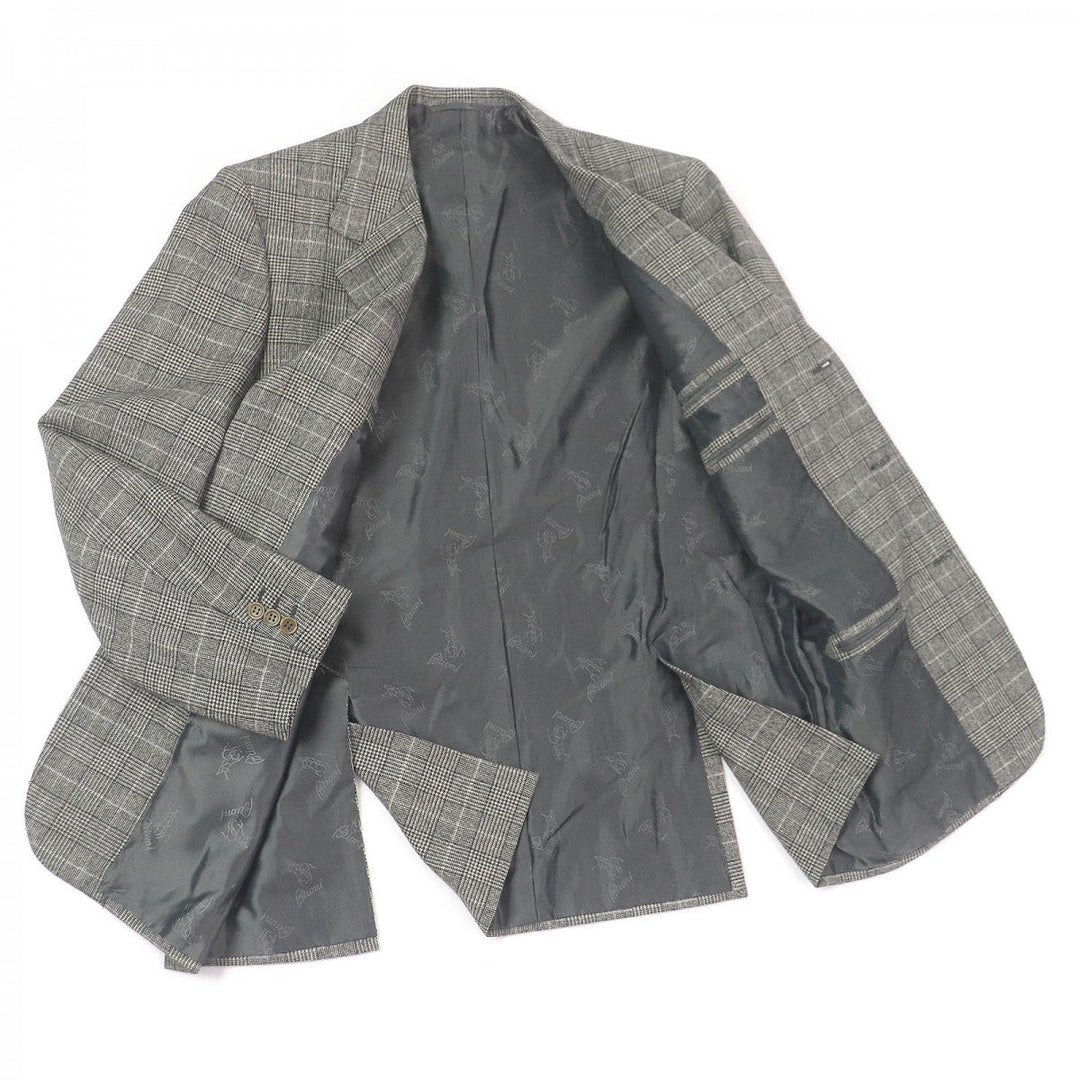 Brioni suit wool, cupra Gray mens 50 Used Authentic