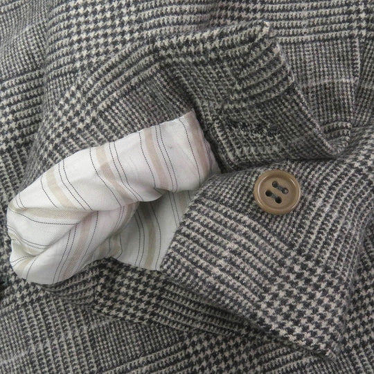 Brioni suit wool, cupra Gray mens 50 Used Authentic