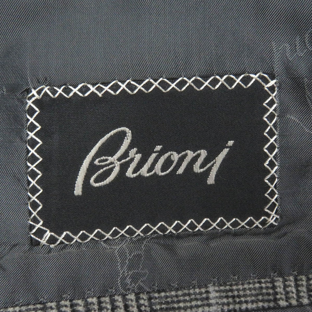 Brioni suit wool, cupra Gray mens 50 Used Authentic