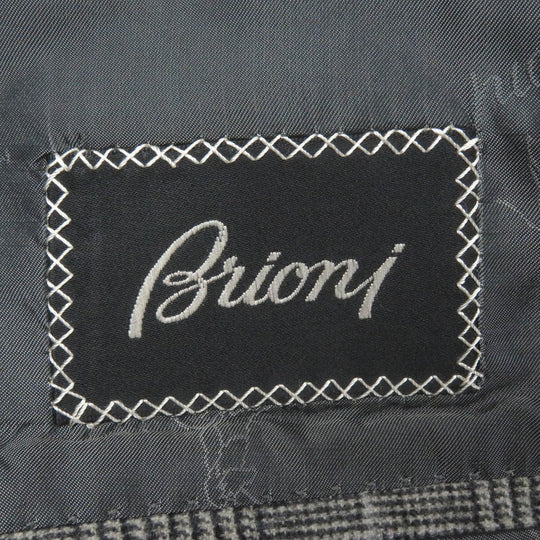 Brioni suit wool, cupra Gray mens 50 Used Authentic