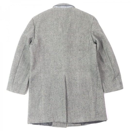 JIL SANDER Chester coat Outer: 100% virgin wool, Lining: 100% cupra gray mens 46 Used Authentic