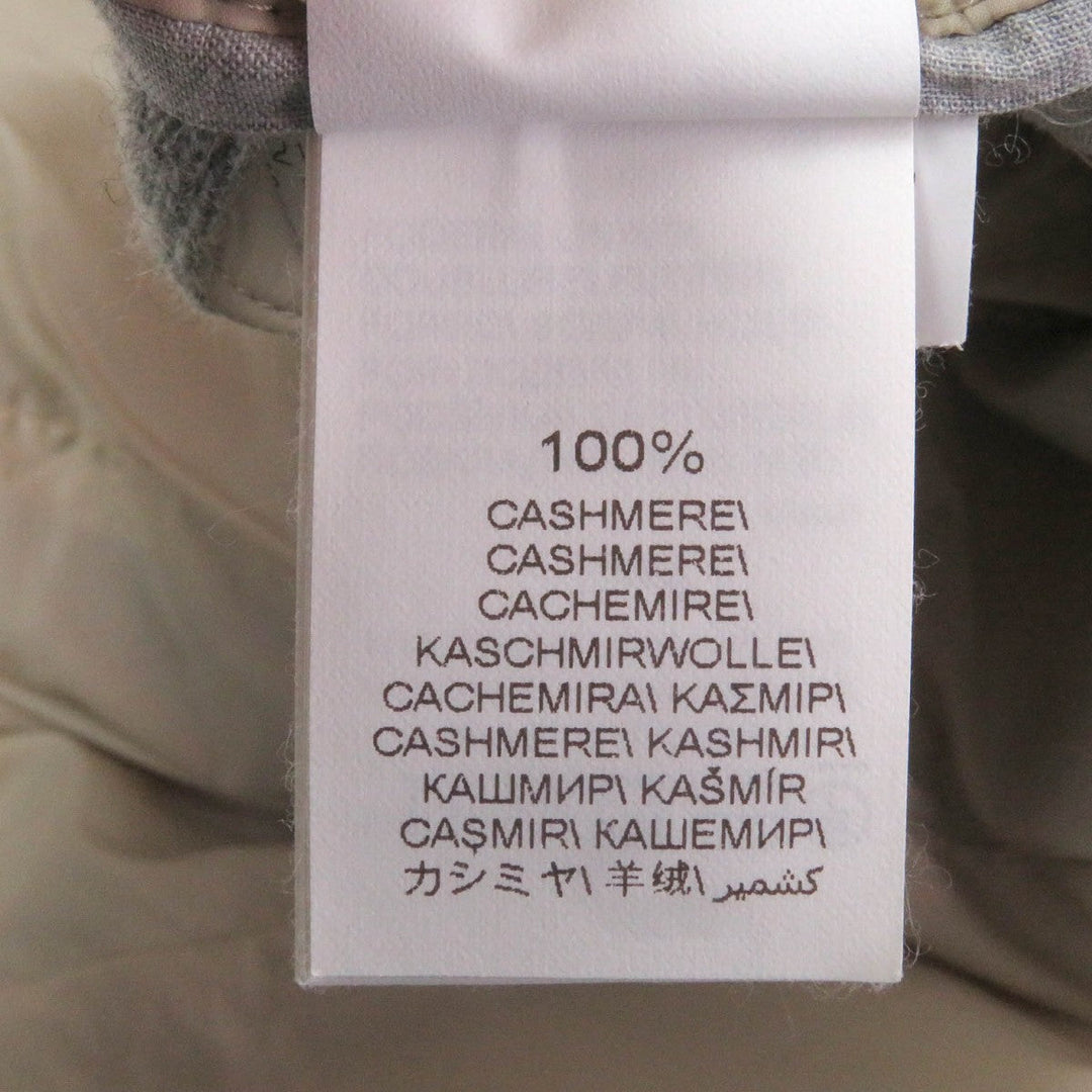 Brunello Cucinelli Down vest cashmere, nylon gray mens 44 Used Authentic