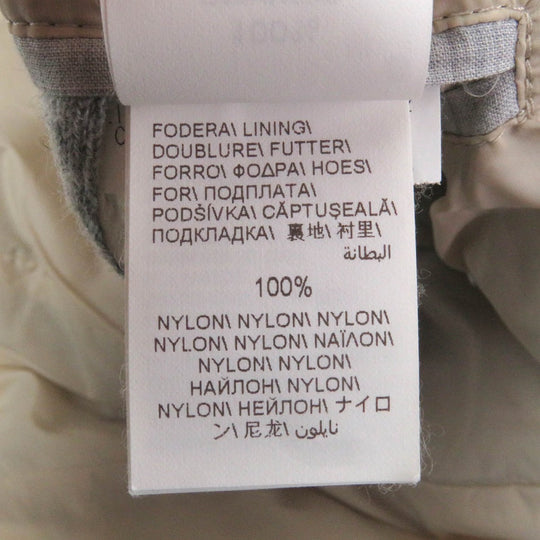 Brunello Cucinelli Down vest cashmere, nylon gray mens 44 Used Authentic