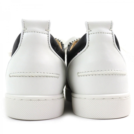 Christian Louboutin sneakers Main: Leather Black White Multicolor RAPHIA BISTROT Raffia Bistro mens 42.5 Used Authentic