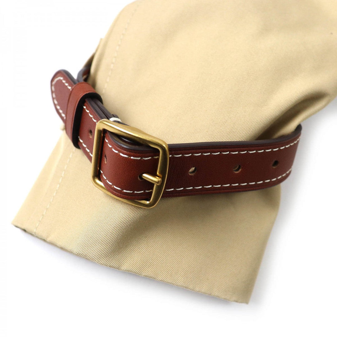 COACH trench coat C9042 Main: 71% cotton, Main: 29% polyester, Lining: 100% polyester, Lining: 100% cupra, Leather part: cowhide Light khaki Women S Used Authentic