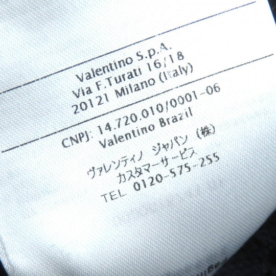 VALENTINO cardigan HBC9Q121-VM1661B Outer material: 100% wool, Outer material: 77% cotton, Outer material: 17% rayon, Outer material: 6% nylon Navy Women M Used Authentic