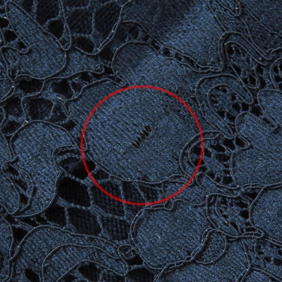 VALENTINO cardigan HBC9Q121-VM1661B Outer material: 100% wool, Outer material: 77% cotton, Outer material: 17% rayon, Outer material: 6% nylon Navy Women M Used Authentic