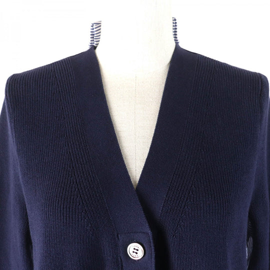 Sacai cardigan SCW-013 cotton Navy 1