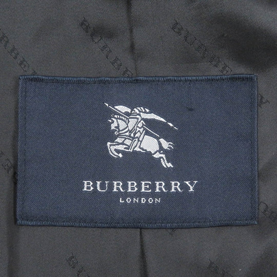 BURBERRY LONDON Stainless collar coat Outer: 60% cashmere, Outer: 40% silk, Lining: cupra, Lining: polyester black mens Used Authentic