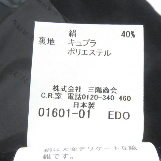 BURBERRY LONDON Stainless collar coat Outer: 60% cashmere, Outer: 40% silk, Lining: cupra, Lining: polyester black mens Used Authentic