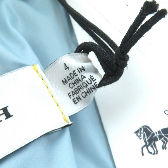 COACH Down vest 88397 Main: 100% polyester, Lining: 100% polyester, Fur: Lamb fur, Filling: 90% down, Filling: 10% feather Light blue Women 4 Used Authentic