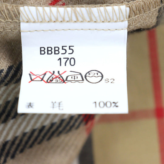 BURBERRY LONDON Stainless collar coat BBB55-970-42 Outer: 75% cotton, Outer: 25% polyester, Lining: polyester, Lining: cotton, Sleeve lining: polyester beige mens Used Authentic