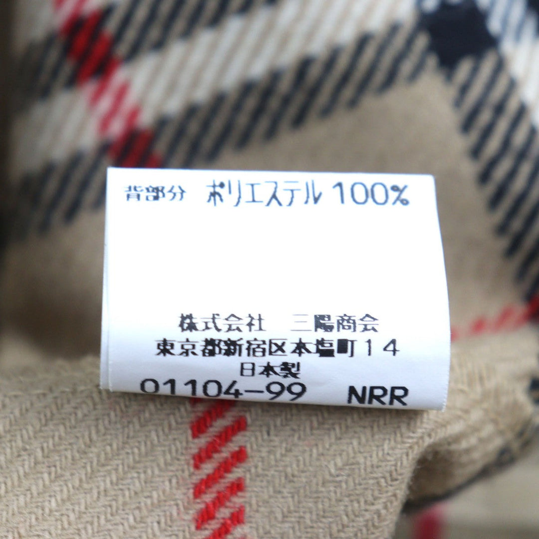 BURBERRY LONDON Stainless collar coat BBB55-970-42 Outer: 75% cotton, Outer: 25% polyester, Lining: polyester, Lining: cotton, Sleeve lining: polyester beige mens Used Authentic