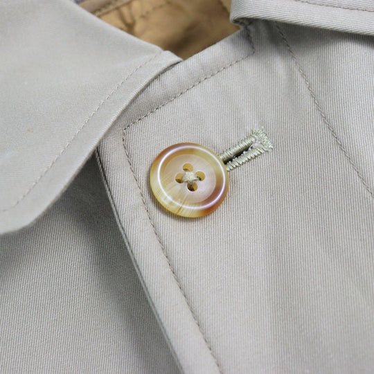 BURBERRY LONDON Stainless collar coat BBB55-970-42 Outer: 75% cotton, Outer: 25% polyester, Lining: polyester, Lining: cotton, Sleeve lining: polyester beige mens Used Authentic