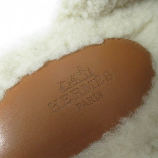 HERMES Sandals denim Indigo Carlotta Women 37 Used Authentic