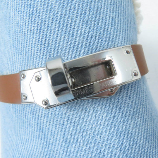 HERMES Sandals denim Indigo Carlotta Women 37 Used Authentic