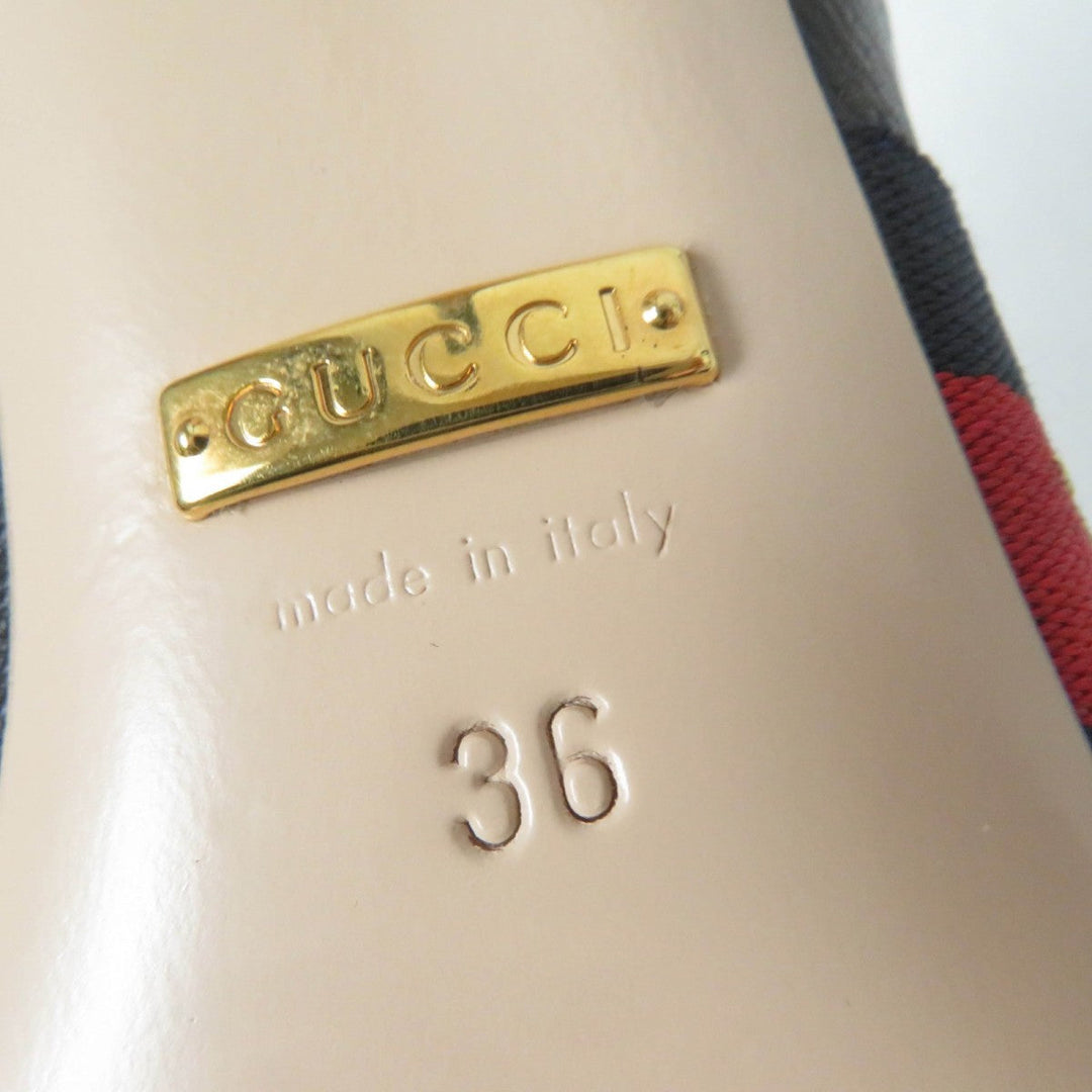 GUCCI pumps 552039 leather black 36