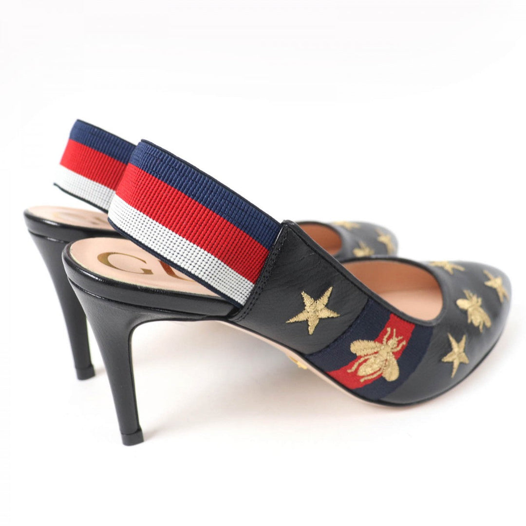 GUCCI pumps 552039 leather black 36