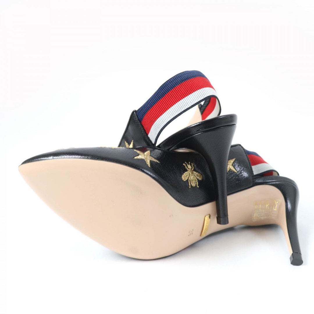 GUCCI pumps 552039 leather black 36