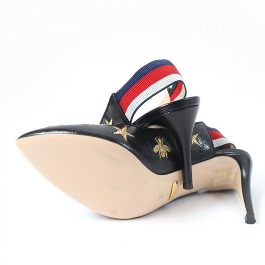 GUCCI pumps 552039 leather black 36