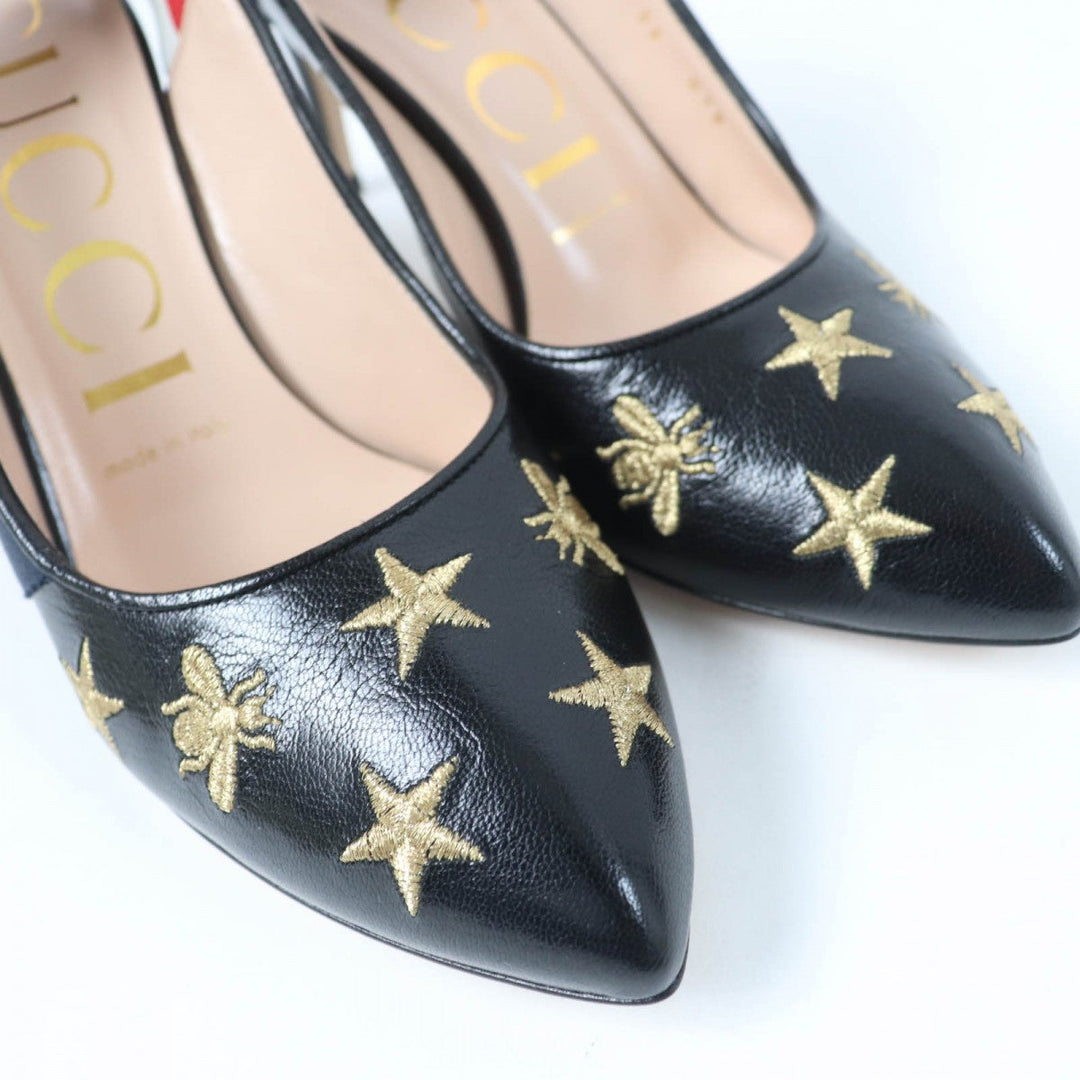 GUCCI pumps 552039 leather black 36