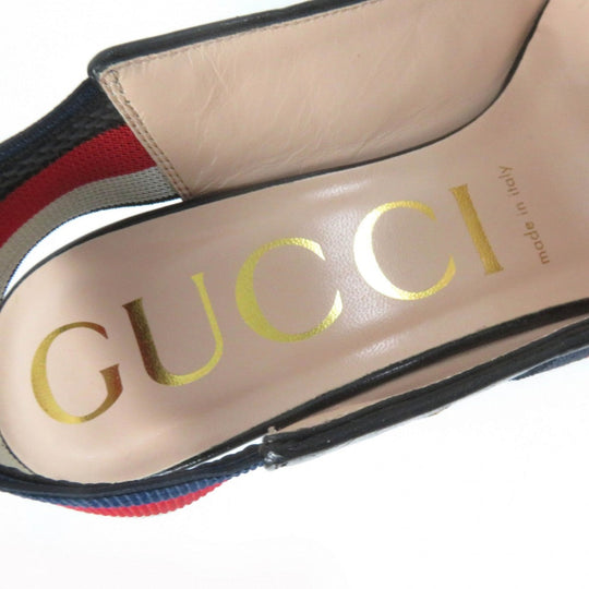 GUCCI pumps 552039 leather black 36