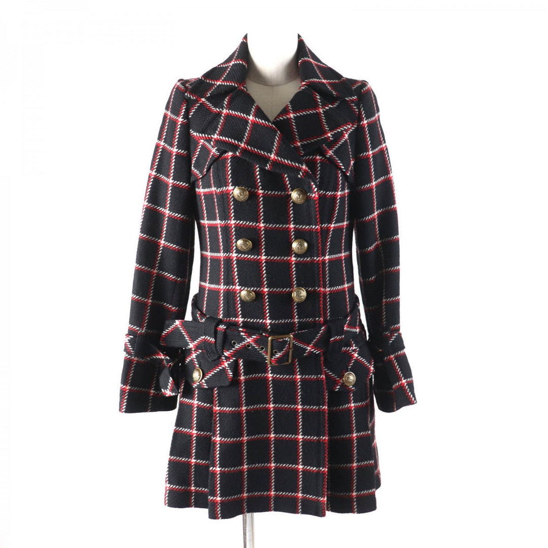 BURBERRY BLUE LABEL coat E1B07-493-09 wool Multi 38