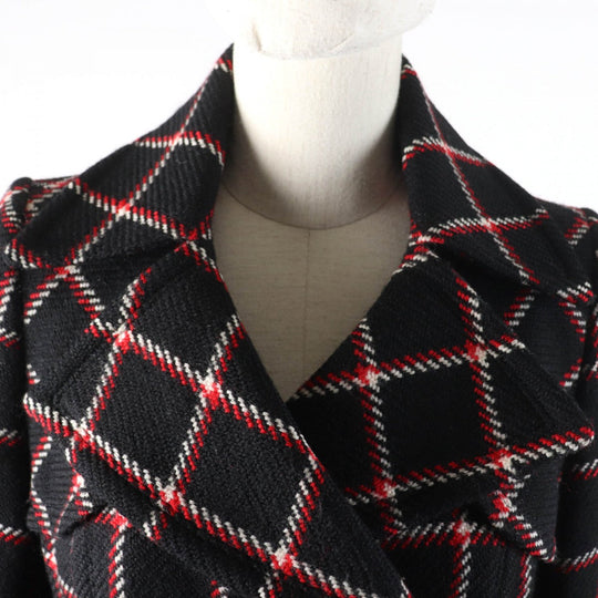 BURBERRY BLUE LABEL coat E1B07-493-09 wool Multi 38