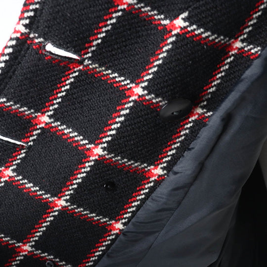 BURBERRY BLUE LABEL coat E1B07-493-09 wool Multi 38