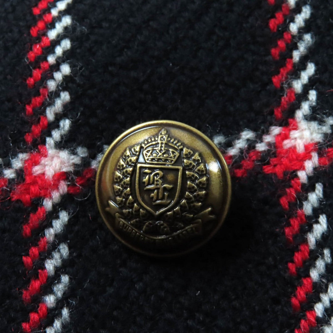 BURBERRY BLUE LABEL coat E1B07-493-09 wool Multi 38