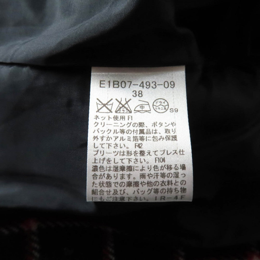 BURBERRY BLUE LABEL coat E1B07-493-09 wool Multi 38