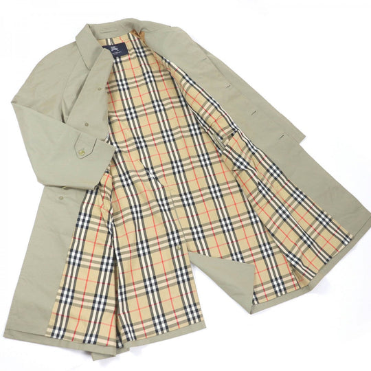 BURBERRY LONDON Stainless collar coat Outer: 100% cotton, Lining: cotton, Lining: polyester khaki mens Used Authentic